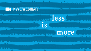 Less is more